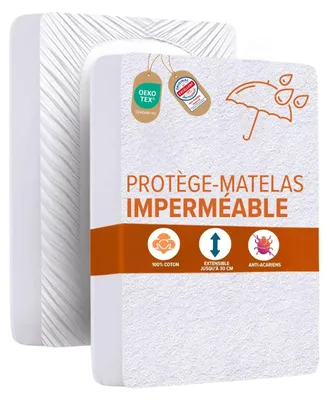 Productafbeelding van Matrasbeschermer 180x200 cm - Ademend en Hypoallergeen