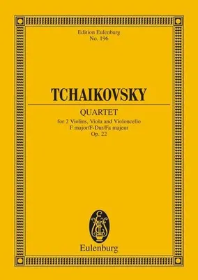 Produktbild von Streichquartett Nr. 2 F-Dur op. 22