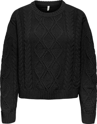 Produktbild von ONLELLY LIFE LS CABLE O-NECK CC KNT Black L