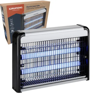 Produktbild von Grundig Moskito/Fliegen Insektenlampe inkl. Aufhängekette Fliegenfänger Räume bis 20M&Sup2; 38 X 7.5 X 27.5 Cm