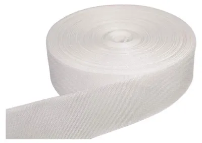 Produktbild von Polstergurte aus unelastischem Polyester in Weiß Meterware