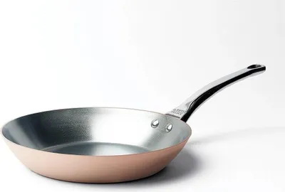 Image de De Buyer POÊLE RONDE, CUIVRE/ACIER INOX, PRIMA
