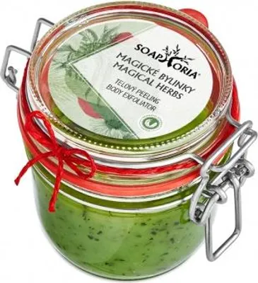 Produktbild von Soaphoria Organisches Salz-Körperpeeling Magische Kräuter 255 ml
