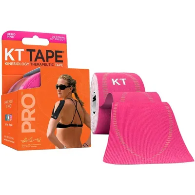 Obrázok produktu pre KT Tape Pro Tape predrezané (5 X 25 cm) - 20 ks - ružová