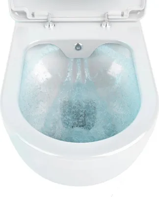 Produktbild von Wand Hänge WC Spülrandlos Toilette Bidet Taharet Rimless Taharet WC + Deckel