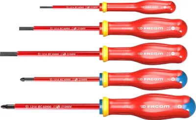Produktbild von Facom Schraubendreher-Set 5-tlg. 1000V