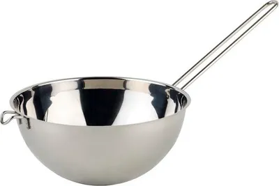 Image de APS, récipient en acier inoxydable pour bain-marie, diamètre 18 cm, hauteur 9 cm - 74731