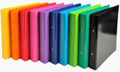 Immagine prodotto di Exacompta 10x raccoglitore ad anelli Iderama, con 2 anelli 25mm, A5 - colori assortiti - 51029E