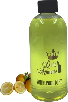 Produktbild von Dufte Momente | Whirlpool Duft 500ml Citrus | mit naturreinen und natürlichen ätherischen Ölen | kein Schaum | vegan und ohne Tierversuche