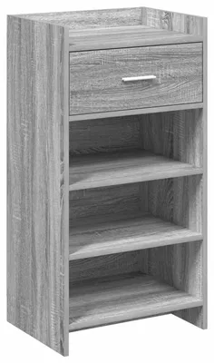 Image de Armoire à chaussures vidaXL Gris Sonoma 48 x 36 x 92 cm en aggloméré