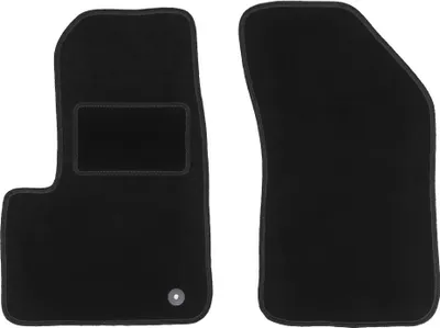 Image de Tapis de sol avant velours sur-mesure pour Dodge Avenger (2007-2015, berline) noir, jeu 2 pièces, fixations - STANDRAD