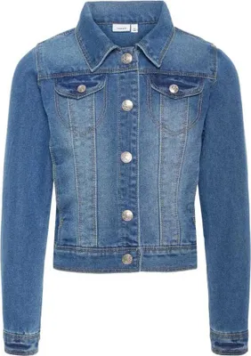 Produktbild von Name It Star Rika Denim Jacke Blau 12 Years Mädchen Blau 12 Years