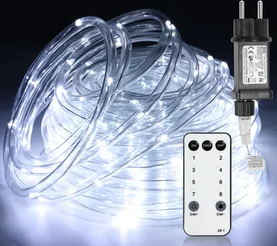 Immagine prodotto di TolleTour LED luci fiabesche con telecomando luci fiabesche da esterno/interno luci fiabesche matrimonio-bianco freddo-10m