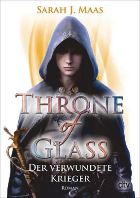 Book cover with a hooded figure holding a sword.