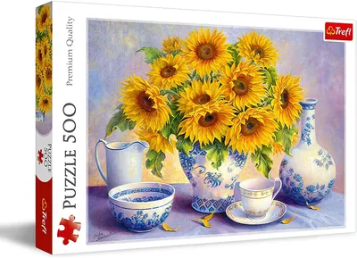 Image de Trefl, puzzle, Tournesols, 500 pièces, qualité supérieure, pour adultes et enfants à partir de 10 ans
