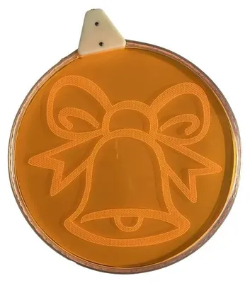 Image de NEDES Décoration de Noël : Boule avec clochette - ML04