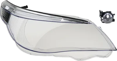 Obrázok produktu pre Predné svetlomety vhodné pre modely BMW 5 (E60, E61) vyrábané v rokoch 2003-2007, s LED osvetlením diaľkových svetiel a s mlhovkami. Katalógové číslo: 0 63177897188, 7897188. Johns