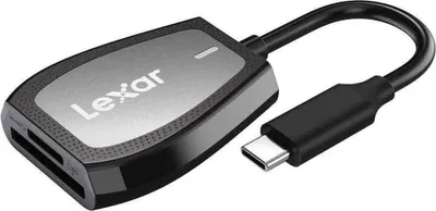 Zdjęcie produktu dla Czytnik Kart Pamięci SD MicroSD UHS-II na Port USB TYPE-C USB-C 3.1 LEXAR LRW470U