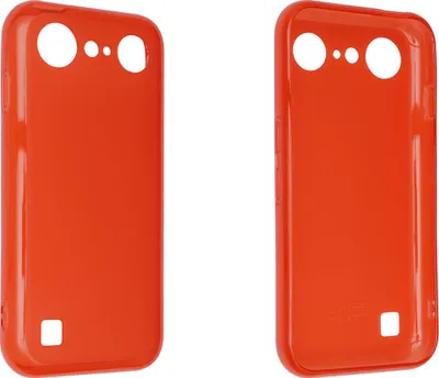 Image de caseroxx Housse de protection TPU compatible avec Doro Aurora A10 / A11, étui en caoutchouc pour téléphone portable rouge