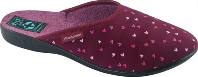 Produktbild von Damenhausschuhe ADANEX SARA 26645 rot mit Herzen