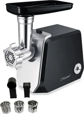 Obrázek produktu pro Feel-Maestro MR850 mlýnek na maso 1500 W černý, nerezová ocel