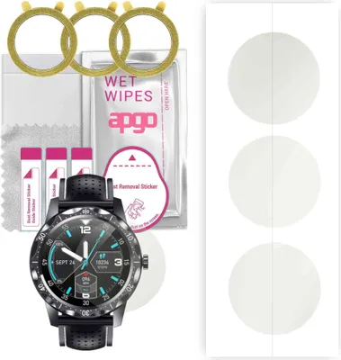 Produktbild von apgo 3 Stück Schutzfolie, Matt, kompatibel mit Colmi SKY1 Plus Smartwatch, Hydrogel Displayschutzfolie mit Positionierhilfe, Displayfolie, robust und kratzfest