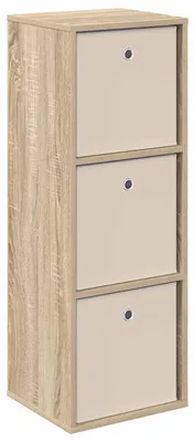 Obrázek produktu pro vidaXL Komoda se zásuvkami, dub Sonoma, 35 x 32 x 99,5 cm