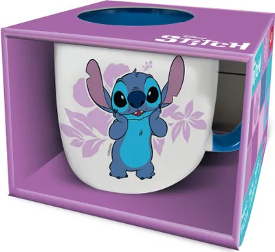 Image de Lilo & Stitch Tasse Stitch rose Fleurs 385 ml