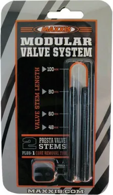 Produktbild von Maxxis Eot Modular Presta Tubeless Ventilverlängerung Schwarz 100 mm Schwarz 100 mm