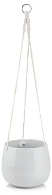 Produktbild von Polnix Hängeübertopf Keramik Oval 20x17 cm