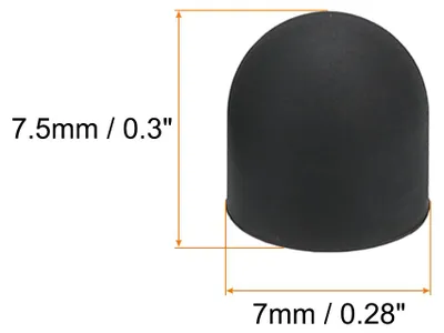 Produktbild von 30 Stš¹ck Stylus Stiftspitzen Leitf?hig Silikon Gummi Kapazitiv Touchscreen Stifte Spitze Weich Universal Ersatz 7mm