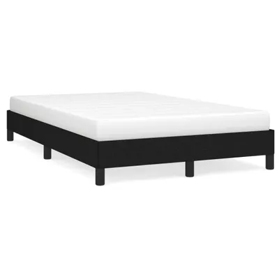 Produktbild von vidaXL Bettgestell ohne Matratze Schwarz 120x190 cm Stoff