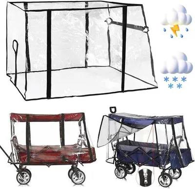 Produktbild von Regenhoes für Kinderwagen - transparent - universell