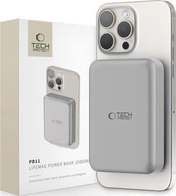Image de Tech-Protect Pb11 Lifemag Magsafe Power Bank 10000Mah Titanium