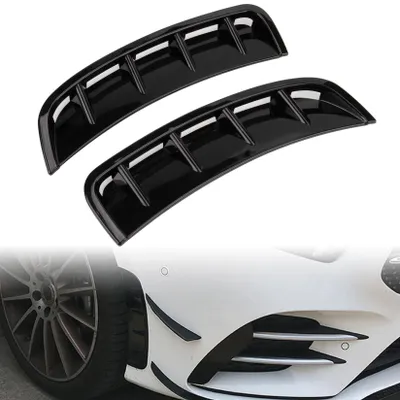 Imagen del producto de Difusor delantero para paragolpes, fabricado con ABS de alta calidad. Compatible con el modelo W177 AMG Line a partir de 2018. Fácil de instalar. Devoluciones gratuitas. Servicio de atención al cliente disponible. Kit de carrocería