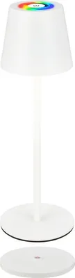 Produktbild von RGBW LED Tischleuchte kabellos IP44 Akku Tischlampe Ladestation Dimmbar Touch