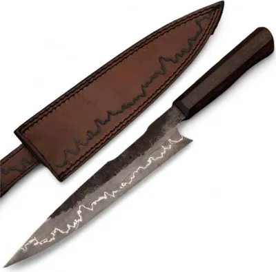 Immagine prodotto di Coltello da cucina damascato AT-38754 - Chef KP38754