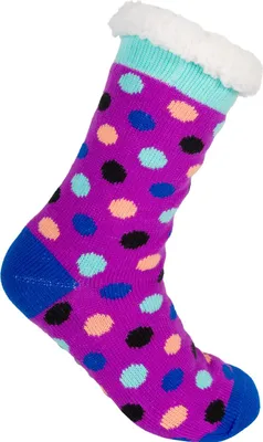 Produktbild von styleBREAKER Uni ABS Stoppersocken mit Teddyfutter und Punkte Muster, ABS-Socken, Größe 35-42 EU / 5-10 US / 4-8 UK 08030010