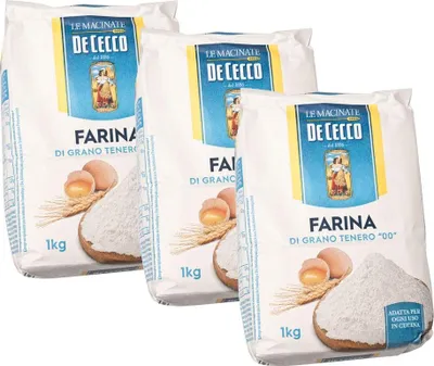 Produktbild von De Cecco Farina di Grano Tenero Tipo 00, 3 Kg