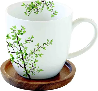 Image de Tasse et soucoupe en porcelaine Natura
