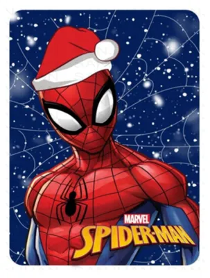 Obrázok produktu pre Vianočná fleecová deka Spiderman - MARVEL