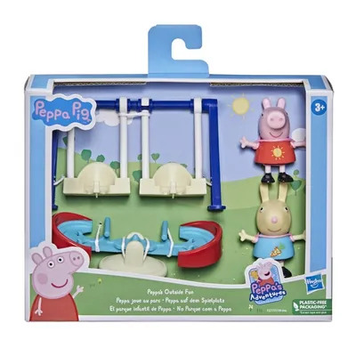 Zdjęcie produktu dla Hasbro, zestaw do zabawy Świnka Peppa Przygody w ogrodzie Peppy, kolorowy