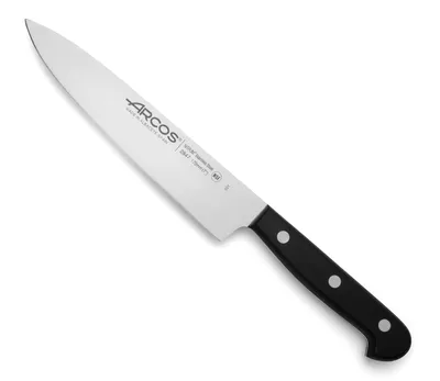 Immagine prodotto di Coltello da chef Arcos Universal 284704 in acciaio Nitrum, con mango in poliossimetilene e lama da 17 cm in astuccio.