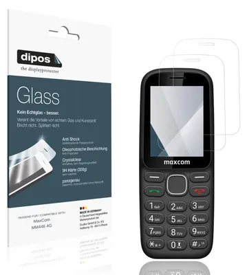 Immagine prodotto di 2x Pellicola Protettiva per MaxCom MM446 4G Protezione Vetro Flessibile 9H dipos