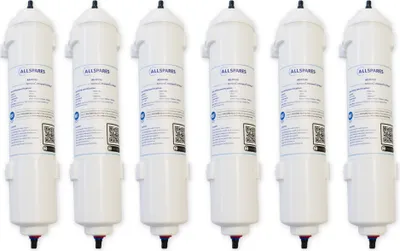 Produktbild von AllSpares Wasserfilter (6 St.) für Kühlschrank geeignet für Samsung DA29-10105J