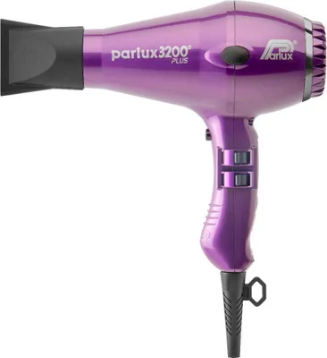 Produktbild von Parlux 3200 Plus, 71 m³/h, Violett, Einfarbig, Hängeschlaufe, 3,3 m, 1900 W