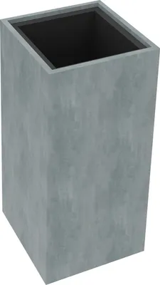 Produktbild von Pflanzgefäß 1er hoch B380xT380H800mm Beton