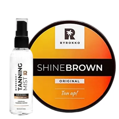 Zdjęcie produktu dla Byrokko Shine Brown + Mgiełka Samoopalająca