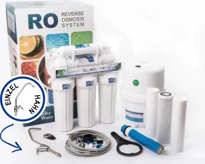Produktbild von Umkehrosmoseanlage 6 Stufen RO6 Wasserfilter Mit Einzel Hahn