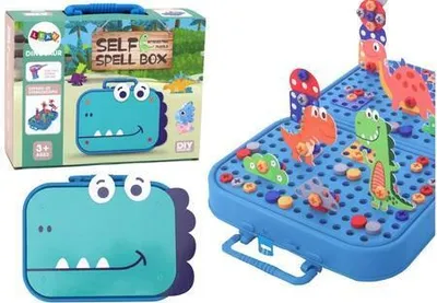Produktbild von Dinosaurier-Puzzle DIY-Koffer 227el